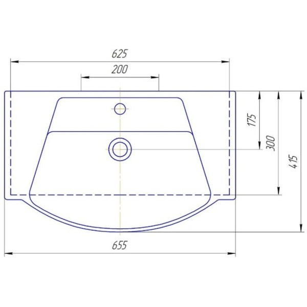 Раковина Bellezza Монро 650 4640021060940