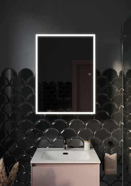 Зеркало-шкаф с подсветкой Sancos  Cube (60х80) CU600