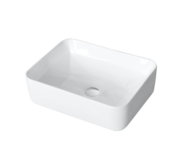 Раковина накладная (46,5х35) Orange  B02-460W белый глянец