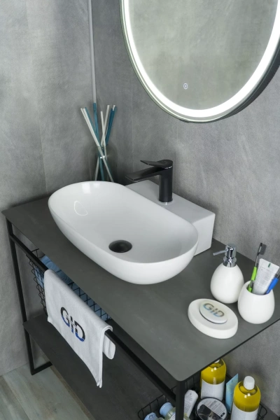 Раковина накладная (56х39) Gid N9234