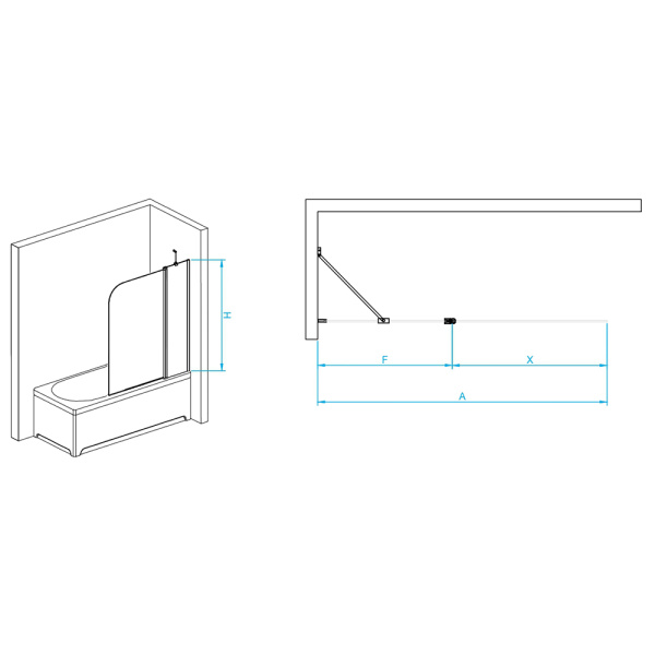 Шторка на ванну 120 см RGW Screens SC-011 351101112-11