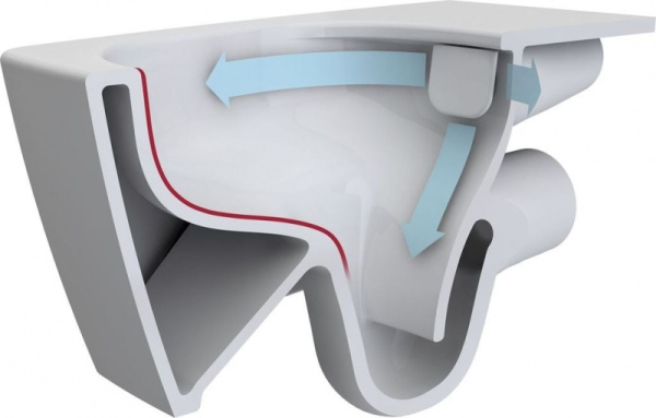 Унитаз подвесной безободковый Vitra S20 7741B003-0075