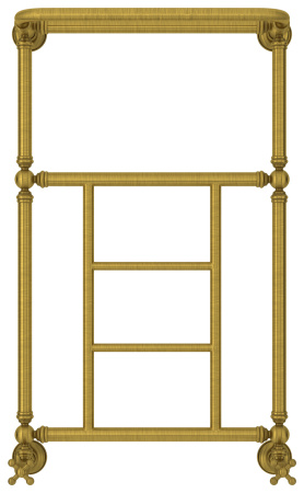 Полотенцесушитель Водяной Сунержа Ренессанс 1452 (86х50) Состаренная Латунь 051-0282-8650