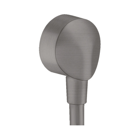 Подключение для душевого шланга Hansgrohe Fixfit E 27454340 шлифованный черный хром