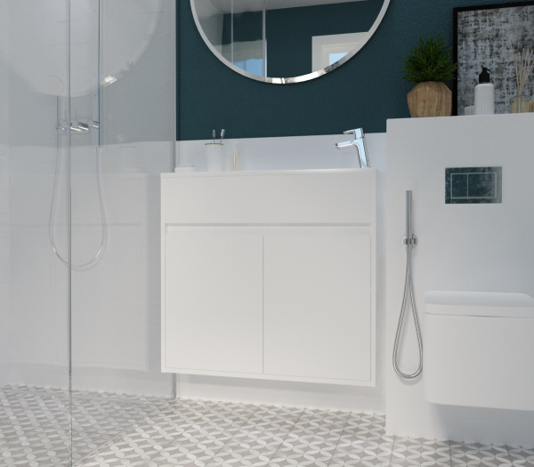 Тумба с раковиной 1Marka  Stretto 80П У92325