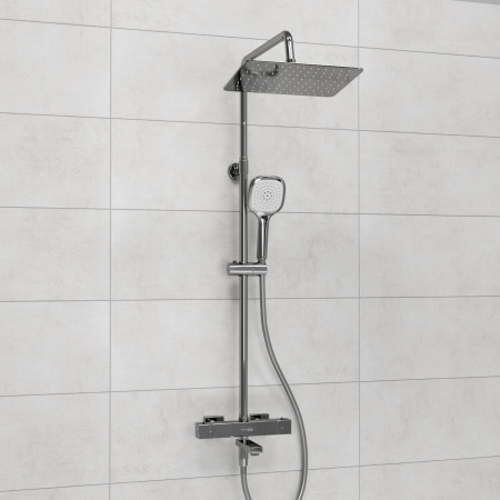 Душевая система WasserKRAFT A199.069.065.087.CH Thermo