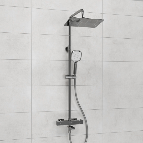 Душевая система WasserKRAFT A199.069.065.087.CH Thermo