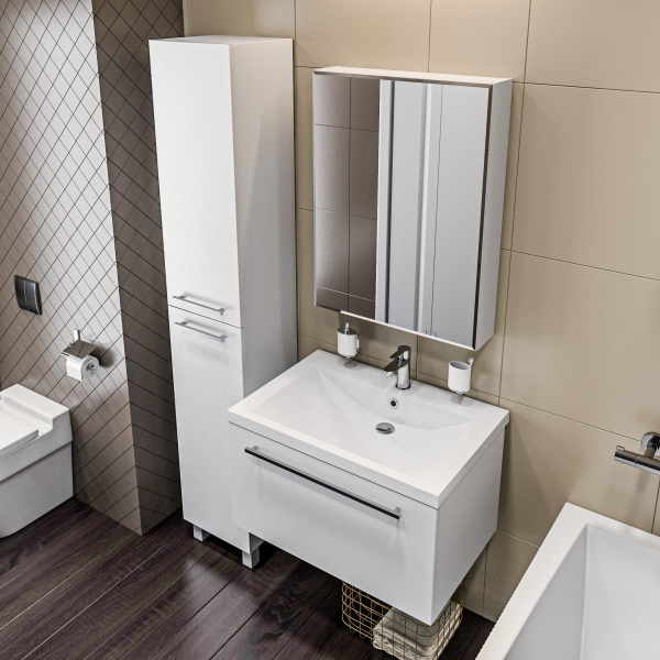 Зеркало-шкаф (60х80)  1MarkaСоната 60 У29560