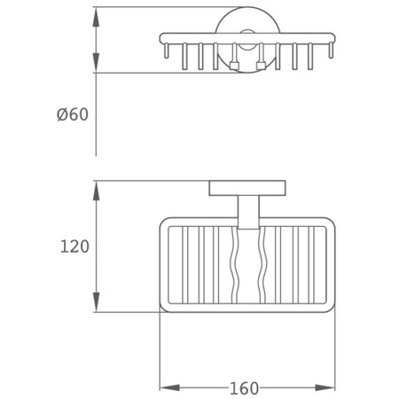 Мыльница Teka Alaior 17064020BZ