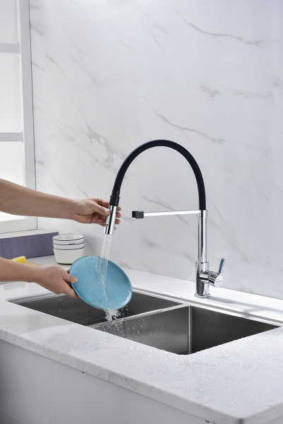 Смеситель для кухни Paulmark Halt Ha214021-CR