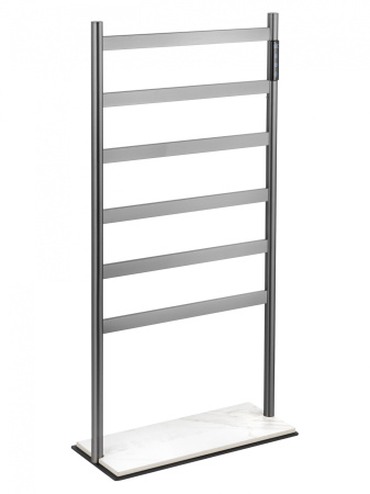 Полотенцесушитель электрический напольный WONZON & WOGHAND ESSEN, темный графит WW-A406-GM