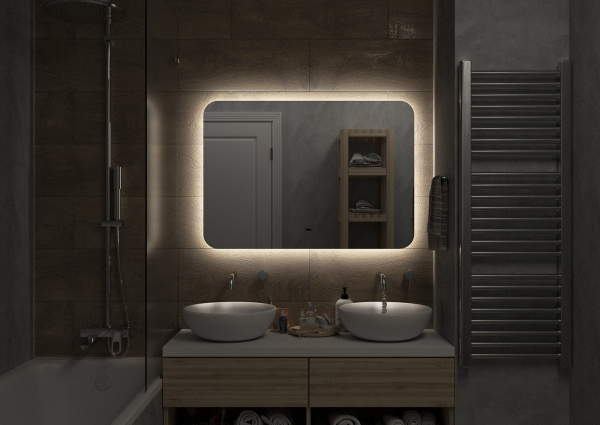 Зеркало (100х70) Misty Адхил АДХ-02-100/70-14