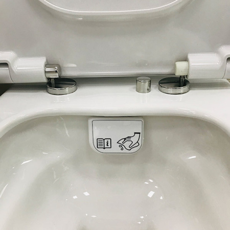 Комплект VitrA Sento L-Box set  безободковый, с микролифтом, 9830B003-7207