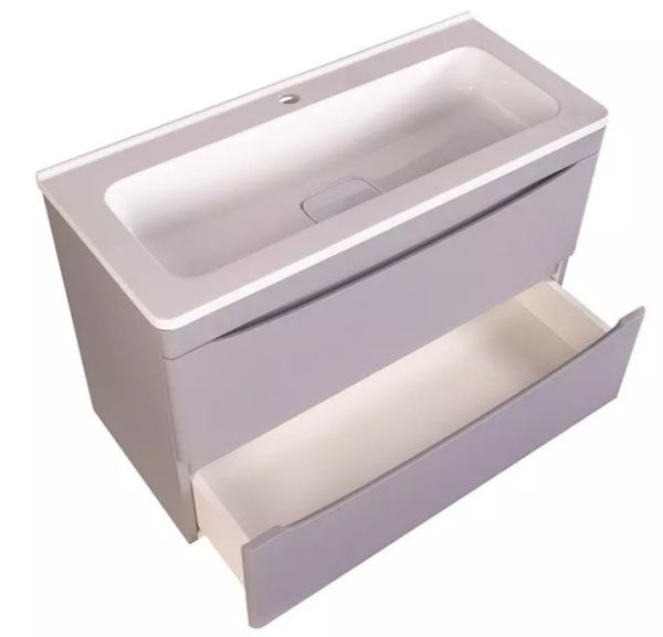 Тумба под раковину напольная Style Line Бергамо СС-00002365 серый