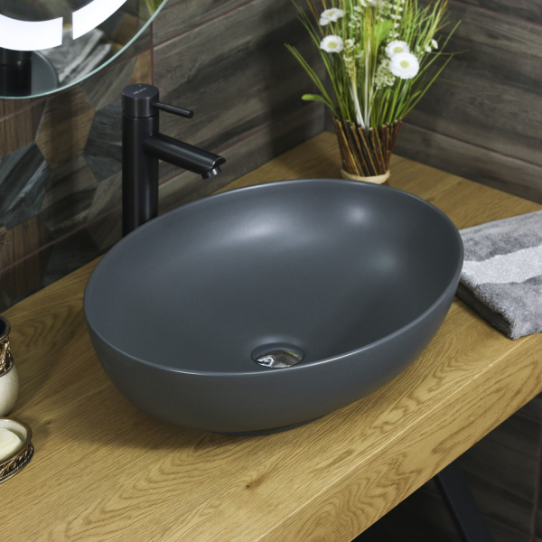 Раковина накладная (52х39,5) Melana 320316MDG-805