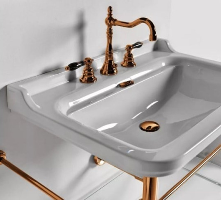 Заглушка для перелива Kerasan Waldorf 811393br бронза