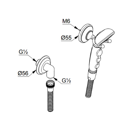 Душевой набор Kludi Adlon/1926 2710545