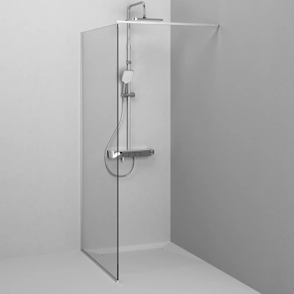 Душевая перегородка 100 см Am.Pm Func W84WI-100-F1-MTE хром
