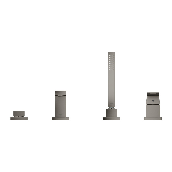 Смеситель для ванны набортный Grohe Eurocube 19897 DC1 (19897DC1) суперсталь