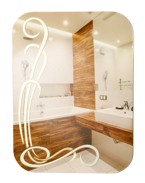 Зеркало (50x65) Continent Арфа В052