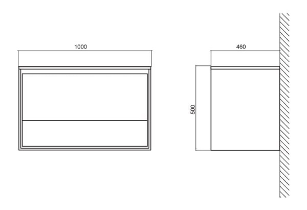 Тумба для раковины BelBagno Gloria BB1000ODC/TL