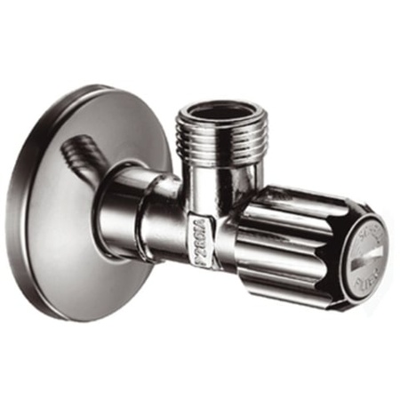 Запорный угловой вентиль 3/8 Hansgrohe 13904000 хром