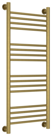 Полотенцесушитель Водяной Прямая Сунержа Богема + (100х40) Состаренная Латунь 051-0220-1040