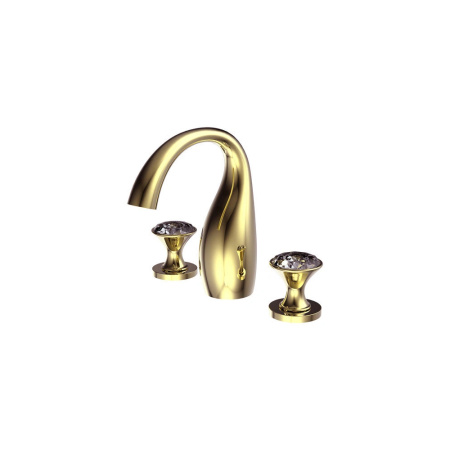 Встраиваемый смеситель на 3 отверстия Bravat Swan F24287G-ENG
