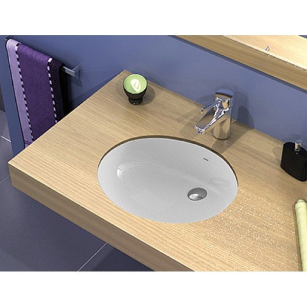 Раковина встраиваемая снизу (52х38) Serel 501