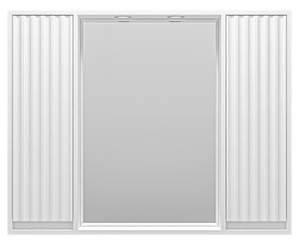 Зеркальный шкаф (98х80) Brevita Balaton 100  BAL-04100-01-011