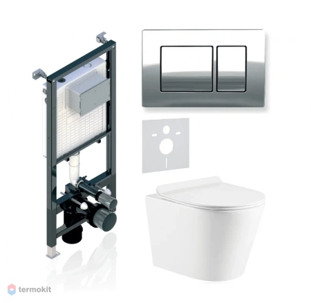 Комплект 3в1 Koller Pool Alcora ST 1200+KVADRO Matt Chrome+ORION