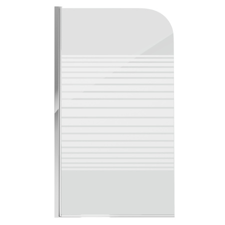 Душевая шторка на ванну (80х140) Grossman GR-100P хром, распашная