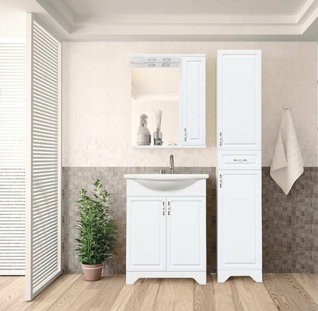 Зеркало-шкаф Style Line Олеандр-2 55 (55x83) ЛС-00000049 белый