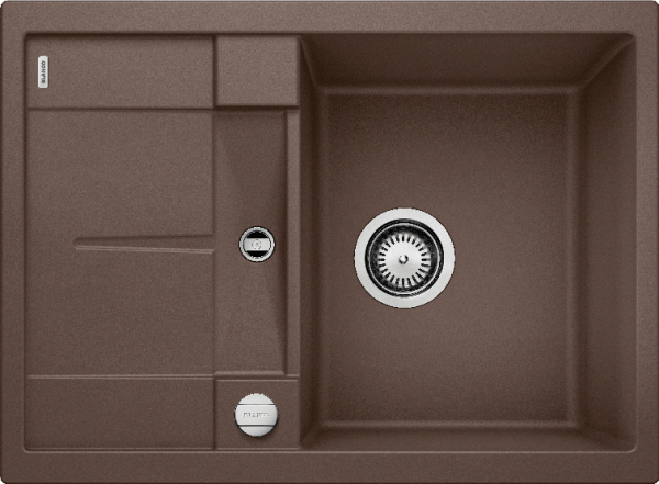 Мойка кухонная Blanco METRA 45S Compact SILGRANIT PuraDur (кофе), 519581