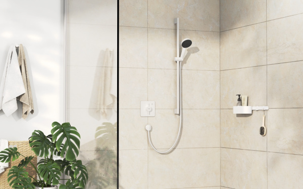 Смеситель для душа Hansgrohe DuoTurn Q 75614700 белый матовый