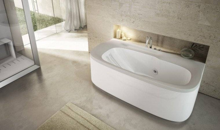 Левосторонняя акриловая ванна Jacuzzi Muse 180x100 SX 9F43-798A