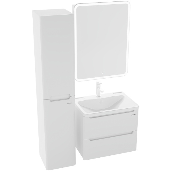 Тумба подвесная Grossman АДЕЛЬ-60 см 106006  с 2-я ящ, белая