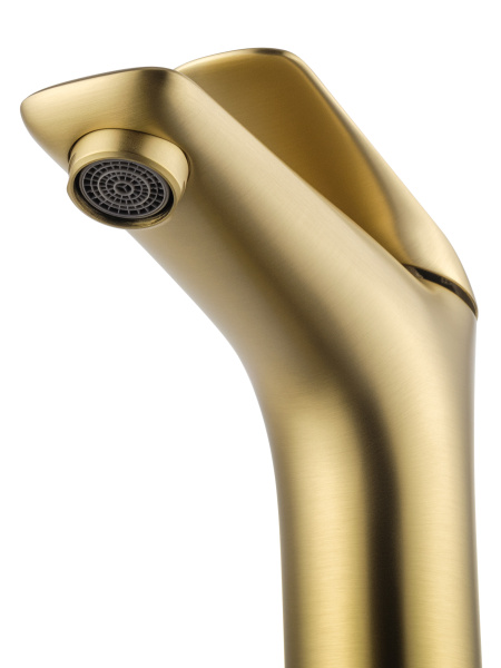 Смеситель для раковины WONZON & WOGHAND Elbe, брашированное золото WW-A41222-BG Смеситель для раковины WONZON & WOGHAND Elbe, брашированное золото WW-A41222-BG