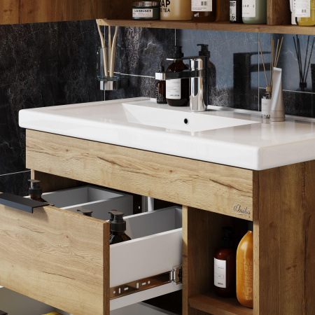 Тумба под раковину подвесная Onika Легран 80 108047