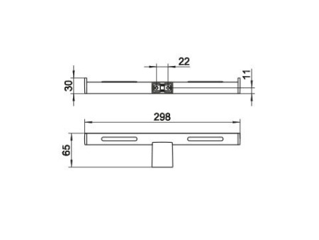 Держатель туалетной бумаги Keuco Plan 14963010003