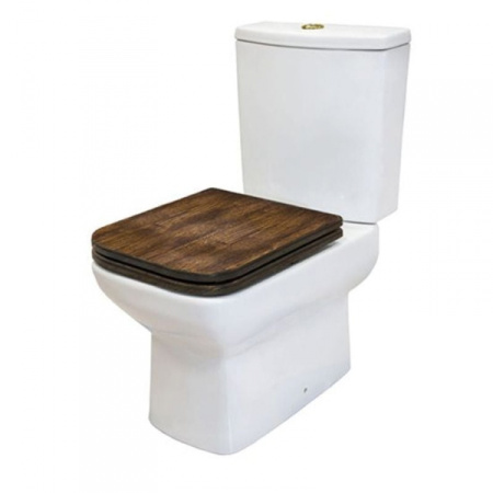 Унитаз-компакт Della Quattro Oak bronze DE521090022