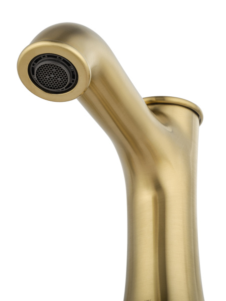 Смеситель для раковины на 3 отверстия WONZON & WOGHAND STEAM, брашированное золото WW-88159008-BG Смеситель для раковины на 3 отверстия WONZON & WOGHAND STEAM, брашированное золото WW-88159008-BG