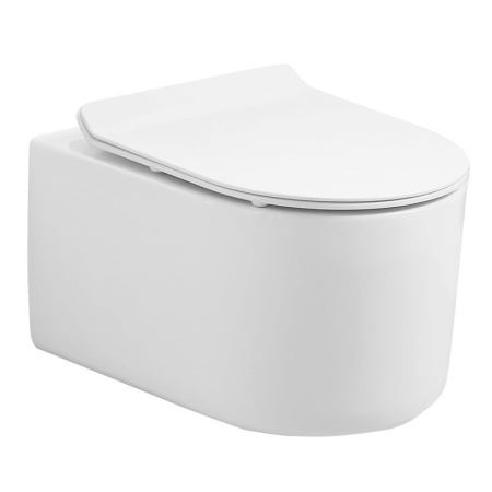 Унитаз подвесной безободковый Art&Max RIMINI AM204CHR (без сиденья)