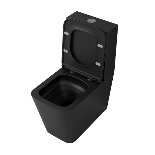 Унитаз напольный безободковый Grossman  GR-4418BMSQ с сиденьем микролифт