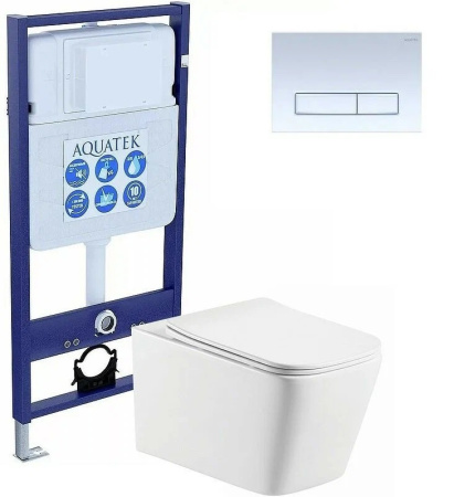 Комплект унитаза с инсталляцией SET AQUATEK ЛИБРА N KDI21