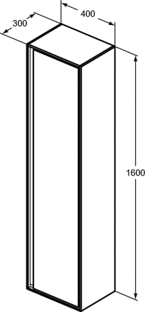 Пенал Ideal Standard Connect Air E0832EQ