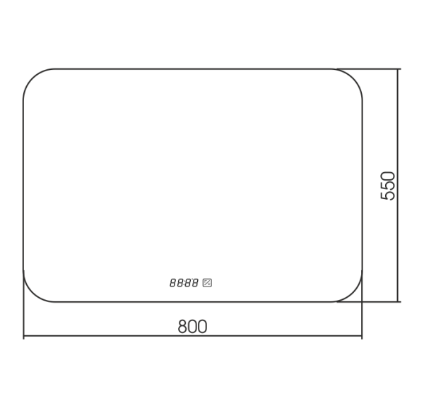 Зеркало (80х55) Silver Mirrors  Шампань-4 ФР-00001037
