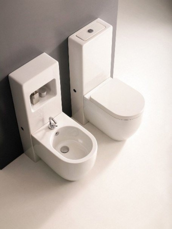 Биде напольное Kerasan Flo 312201*1 белый