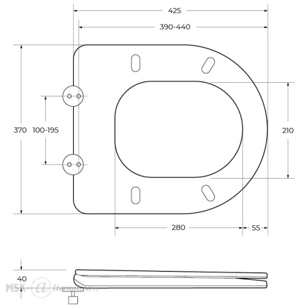 Крышка-сиденье BelBagno Due BB8134SC