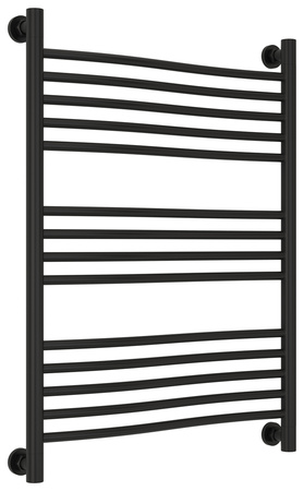 Полотенцесушитель Водяной Сунержа Флюид + (80х60) Матовый Черный 31-0222-8060